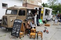Camion de restauration mobile pour café et bonbons avec comptoir de boissons professionnel pour événements de café spécialisé, marchés et services de traiteur