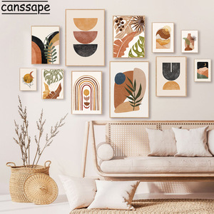 Bán buôn tùy chỉnh trừu tượng tường nghệ thuật trang trí nội thất kỹ thuật số bức tranh Hình ảnh bộ sưu tập bọc vải kéo dài dầu hình in - Product Image 5