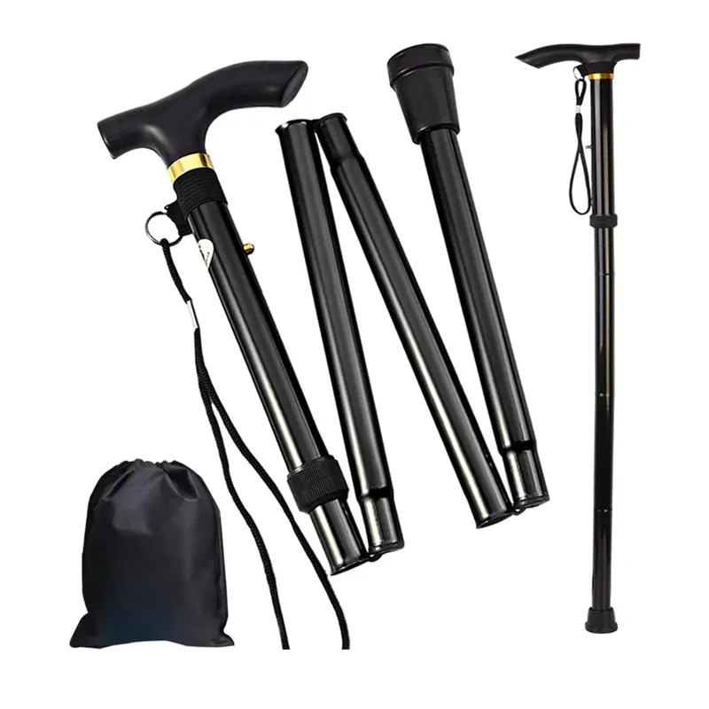 Оптовая продажа изготовленный на заказ логос дешевые навесы защищающие от уличного самообороны пеший Туризм Регулируемый складной ледоруба телескопическая трость treeking Полюс
