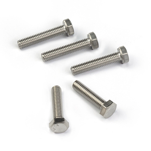 สลักเกลียวหกเหลี่ยมสแตนเลส M5-M24 904l สลักเกลียวสแตนเลส 904l สลักเกลียวหกเหลี่ยมและน็อตเกลียวเต็ม Din933 สลักเกลียวหัวหกเหลี่ยม - Product Image 5