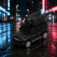 Kit de voiture RC à l'échelle 1:64, 4 canaux, contrôlé par application, mini voiture espion avec caméra HD 720P, étui de rangement pour jeu en intérieur et en extérieur