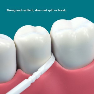 200 pezzi eco-friendly per uso alimentare flessibile spazzolino da denti interdentale rimuove batteri profondi 6 colori per famiglie campeggio Hotel - Product Image 4