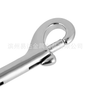 Eda Stainless Steel Double Headed Spring <b>Hook</b> 90mm 100mm 115mm Black Finish <b>Snap</b> <b>Hook</b> For General Industry Use - Product Image 4