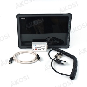 Tableta Getac F110 + Adaptador USB ZAPI para PC, Herramienta de Programación de Controladores Eléctricos, Cable de Datos ZAPI F01183A, Herramientas de Diagnóstico de Consola Zapi - Product Image 1