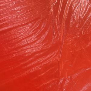 Rouleau de bâches de bâche PE avec laminage d'étiquettes 2 faces bâches tissu de tente à vendre couleur de haute qualité orange rouge - Product Image 1