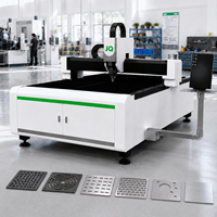 Machine de découpe laser à fibre JQLASER 1500mm*3000mm pour acier inoxydable, acier au carbone, aluminium, laiton, haute puissance, prix abordable