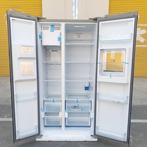 Réfrigérateur à glace automatique à double <span class=keywords><strong>porte</strong></span> Machine intégrée Réfrigérateur domestique de grande capacité refroidi par air sans givre - Product Image 5