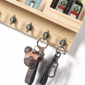 <b>Wall</b> <b>Mounted</b> Wooden Key <b>Shelf</b> With Mail Organizer Entryway Storage Rack Country Style Rectangle Multi Layer - Product Image 3
