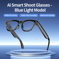 Lunettes de soleil intelligentes CY01 avec caméra 8MP, traducteur IA, enregistrement vidéo 4K, connectivité Wi-Fi 5.3, étanches IPX-5, magnétiques, 280mAh