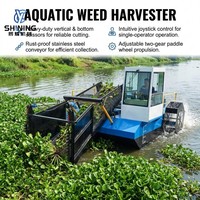 Nouvelle machine automatique multifonctionnelle pour la récolte des plantes aquatiques des rivières et des lacs