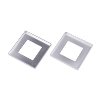 Panneau de commande en aluminium découpé avec précision, usinage CNC de haute précision, anodisation argentée brillante avec surfaces lisses