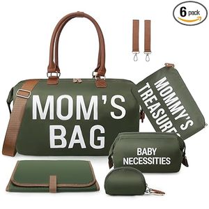 <span class=keywords><strong>Sac</strong></span> à langer grand format 6 pièces avec matelas à langer et 2 pochettes organisées, <span class=keywords><strong>sac</strong></span> de <span class=keywords><strong>maman</strong></span> pour l'hôpital - Product Image 1