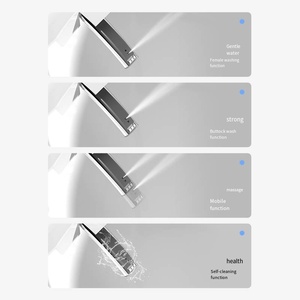 Vente directe en gros, version haut de gamme, sanitaires intelligents, <span class=keywords><strong>WC</strong></span> allongé à poser au sol, siège chauffant automatique intelligent avec télécommande - Product Image 6