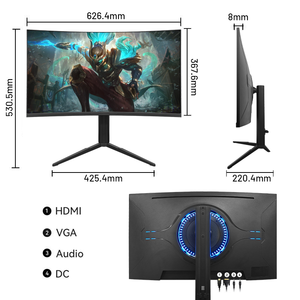 Moniteur de jeu QHD 2K 27 pouces 240Hz 1ms IPS VA avec audio intégré, prix de gros en vrac, parmi les plus vendus - Product Image 2