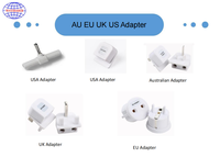 Nouvel adaptateur de prise de terre pour l'Europe du Nord, adaptateur de prise de terre pour l'UE, les États-Unis, le Royaume-Uni, l'Australie