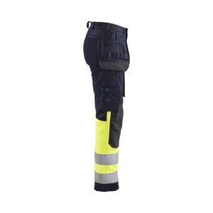 BLAKLADER - 718515128933C40 Pantalón multinorm inherente Mujer con elástico Azul marino/Amarillo ROPA DE TRABAJO RESISTENTE A LLAMAS - Product Image 3