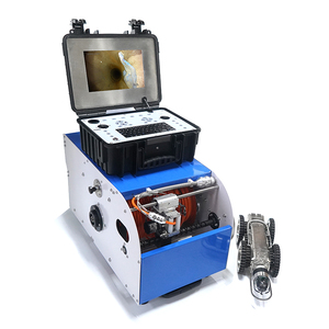Precio de fábrica 2MGP All-Metal Lens CCTV Alcantarillado municipal Crawler Pipe Inspection Robot Camera con caja de control para <span class=keywords><strong>DN</strong></span> 100-600mm - Product Image 4