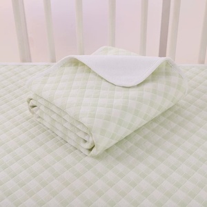 Grand <span class=keywords><strong>matelas</strong></span> à <span class=keywords><strong>langer</strong></span> imperméable et lavable en coton pour bébé, protège-<span class=keywords><strong>matelas</strong></span> respirant et anti-fuite pour tout-petits - Product Image 3