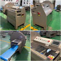 Machine à trancher la viande industrielle automatique, 210 coupes/min, pour la découpe de portions de bœuf frais, de porc et de bacon