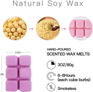 Lot <span class=keywords><strong>de</strong></span> 8 Cires Parfumées en Gros, Emballage Coque, 3 OZ, pour Décoration d'Intérieur, Couleurs Variées, Cire Parfumée en Cubes, Bougie - Product Image 4