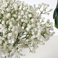 Bunga Gypsophila Buatan, 108 Kuntum 63CM, Sentuhan Realistis, PVC Lembut, Bunga Palsu untuk Dekorasi Pernikahan & Aula Pernikahan
