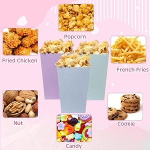 Caja de Palomitas de Maíz Reutilizable con Diseño Plegable a Prueba de Fugas, Color Personalizado y Tamaño a Medida, para Pollo Frito, Palomitas de Maíz, Papas Fritas, Galletas y Dulces - Product Image 4