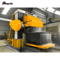 Scie à blocs de granit multi-lames de type portique, machine de découpe de pierre à double pilier