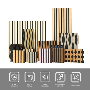 Paneles Acústicos de Madera SONSILL, Diseño Moderno, Paneles Acústicos de Listones de Madera para Estudio de Grabación - Product Image 4