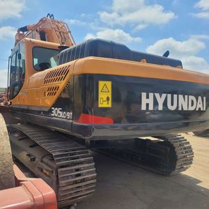 รถขุดไฮดรอลิกแบบตีนตะขาบ Hyundai 305LC-9T มือสอง น้ำหนัก 30.5 ตัน เครื่องยนต์ Cummins เกียร์ มอเตอร์ ประสิทธิภาพเชื่อถือได้ สำหรับงานดิน - Product Image 5