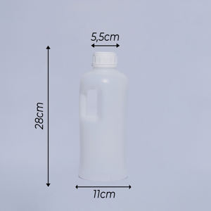 Botella de Plástico HDPE de 1.5L para Leche, Botella de 1500ml para Jugo con Tapa de Rosca HPDE para Bebidas Carbonatadas, Agua Mineral, Bebidas, Empaque con Logotipo Personalizado - Product Image 2