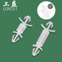 Entretoise double à enfoncement en nylon haute précision 11,2 mm avec trou de 3,5 mm pour carte de circuit imprimé double aile PA66 UL94 V-2