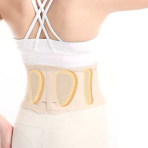 Dunne, ademende tailleondersteunende band voor mannen en vrouwen, geschikt voor sport, fitness, lichaamsvormende oefeningen en yoga. Gemaakt van spandex & nylon voor volwassenen. - Product Image 1