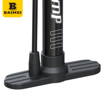 BAIMEI Steel Aluminum Alloy Bike Hand Pump 140psi Waterproof Car Motorcycle Ball Tire Inflator Multi-Purpose Portable Wholesale