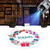 Yoijoys Décoration murale intérieure LED IP67 Éclairage publicitaire étanche pour porte Panneau d'affichage personnalisé Projecteur Gobo Projection