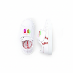 รองเท้าผ้าใบสไตล์เกาหลี OZKIZ ประดับประกายวิบวับ สำหรับเด็กผู้ชาย อายุ 2-7 ปี แฟชั่นเด็ก วัสดุส่วนบนทำจากวัสดุสังเคราะห์ ขายส่งสำหรับฤดูใบไม้ผลิ/ฤดูใบไม้ร่วง - Product Image 2