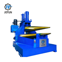 Jotun Rouleuse hydraulique automatique à cône en acier inoxydable à 4 rouleaux pour la fabrication de cônes