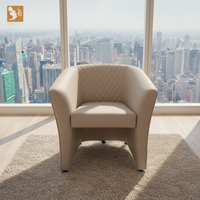 Chaise de bureau moderne en cuir PU pour direction, mobilier de bureau à domicile, salle d'attente, salon, mini chaise de manucure, coussin carré, pédicure