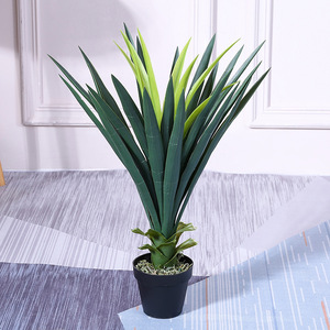 Decoración de Jardín, Árbol Artificial de Agave Verde de 90 cm de Altura, Adornos de Jardín, <span class=keywords><strong>Maguey</strong></span> Artificial de Plástico - Product Image 2