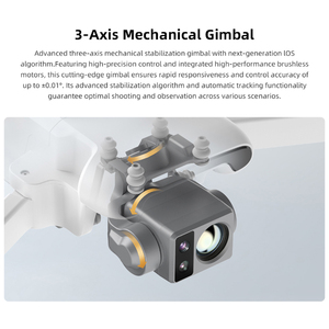 FIMI X8T Professional 4K <b>Gimbal</b> System Commercial Drone Triple-<b>camera</b> Infrared Lens RokLink 5.0 2KM Brushless Motor GPS Expert - Product Image 4