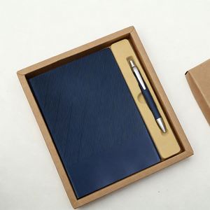 Custom Logo Color High Quality Office Stationery A5 PU Leather Soft Cover Diary Journal Planner Notebook <b>Gift</b> <b>Set</b> with Pen - Product Image 6