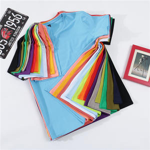 T-shirts unisexes pour hommes en coton modal glacé 40S, 95% coton, 5% élasthanne, personnalisés, simples, SG185 - Product Image 2