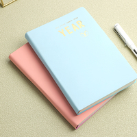 Carnet de notes A5 directement de l'usine, 180 pages, planificateur quotidien et journal de tâches, couverture en cuir avec style magnétique, en stock