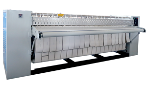 Single Roller Stainless Steel Flatwork <strong>Ironing</strong> Machine | Electric/Steam/Gas Heated Continuous <strong>Industrial</strong> Laundry <strong>Equipment</strong> - Product Image 5