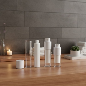 Biodegradable Twist up Container 15ml 30ml 50ml Travel Airless Foundation <b>Bottle</b> Airless Spray Lotion <b>Pump</b> <b>Bottle</b> - Product Image 6