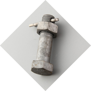 Hot Dip Galvanized Steel <b>Tower</b> <b>Bolt</b> For Telecommunication <b>Towers</b> Wenzhou Zhejiang Origin - Product Image 2