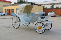 Chariot de tourisme durable à chevaux, véhicule de tourisme à faible entretien pour opérations commerciales