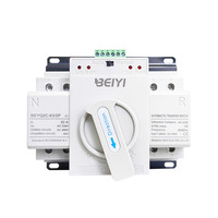 Garantie de 2 ans, 2P 63A 220V, type MCB, commutateur de transfert automatique à double alimentation ATS 50/60Hz, commutateur de transfert manuel/automatique