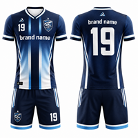 Fabricant de vêtements BSCI, ensembles d'uniformes de football au design original, tissu respirant à séchage rapide, impression par sublimation, ensemble de maillots de football