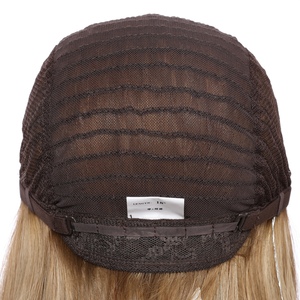 Perruques frontales en cheveux humains vierges chinois en gros, base en soie transparente, respirantes, longues et d'apparence naturelle - Product Image 6