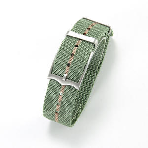 <span class=keywords><strong>Bracelet</strong></span> de montre en <span class=keywords><strong>nylon</strong></span> tissé souple et respirant de 20/22 mm avec boucle ardillon intégrée pour <span class=keywords><strong>Seiko</strong></span> Heritage - Product Image 5